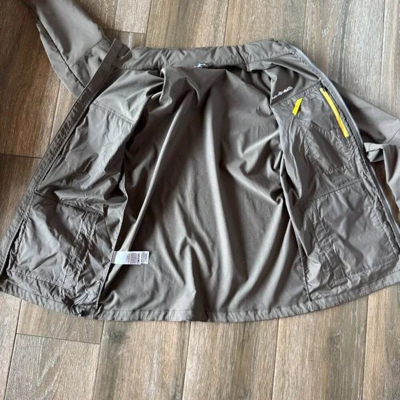 Eddie Bauer men's Travex field Jacket, packable, hooded size medium - Picture 7 of 9